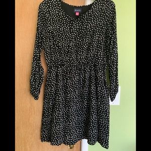 Girls Long sleeve floral print dress ~Worn Twice~